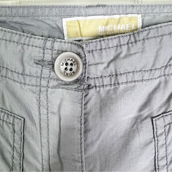 MICHAEL Michael Kors Lightweight Convertible Straight Leg Pants Grey Women’s 6 - Picture 6 of 11